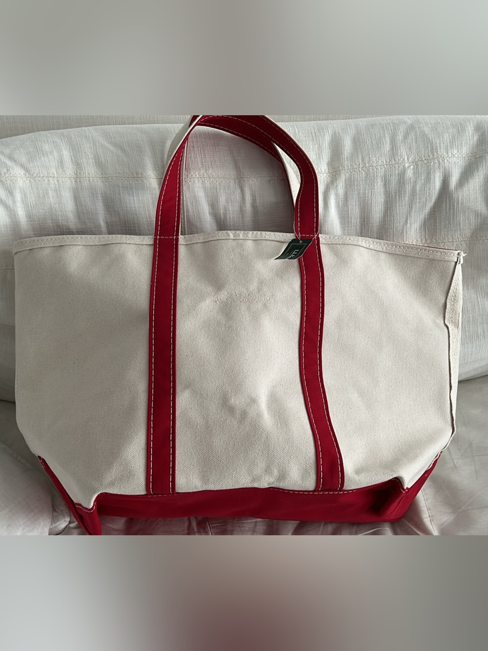 L.L Bean LARGE Zipper Boat & Tote Bag